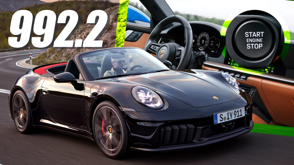  2025 Porsche 911 GTS Hybrid Has 532 HP And A Starter Button, But No Manual